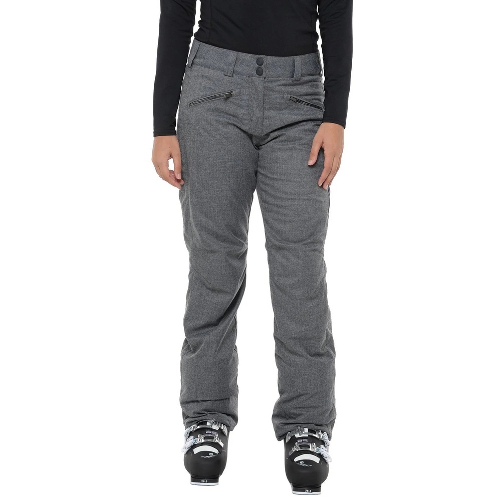Obermeyer‎ Women's Gray Essex Ski Snow Pants Size 4 Insulated Waterproof